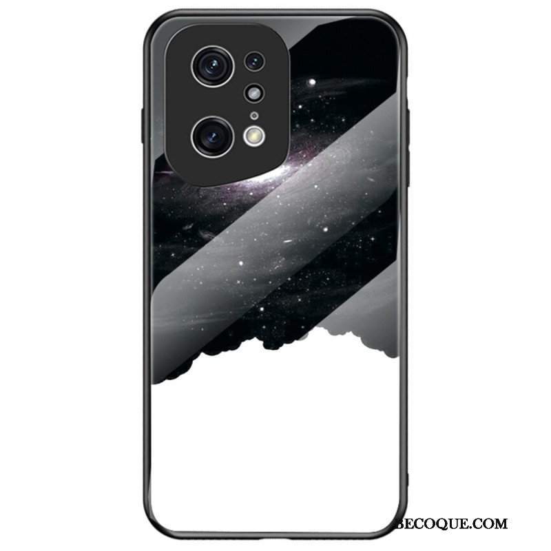 Etui do Oppo Find X5 Pro Marmurowe Szkło Hartowane