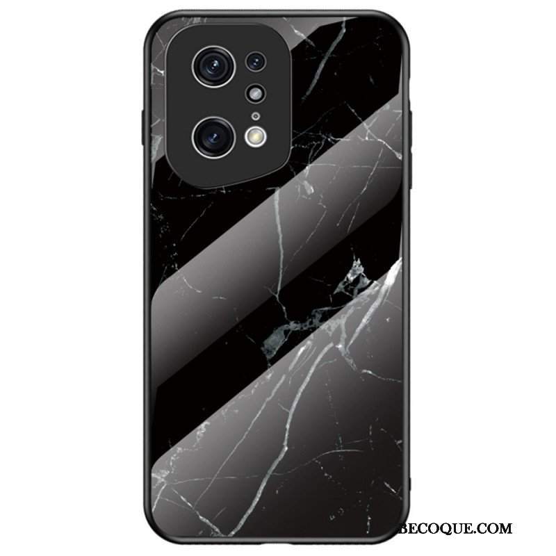 Etui do Oppo Find X5 Pro Szkło Hartowane W Kolorach Marmuru