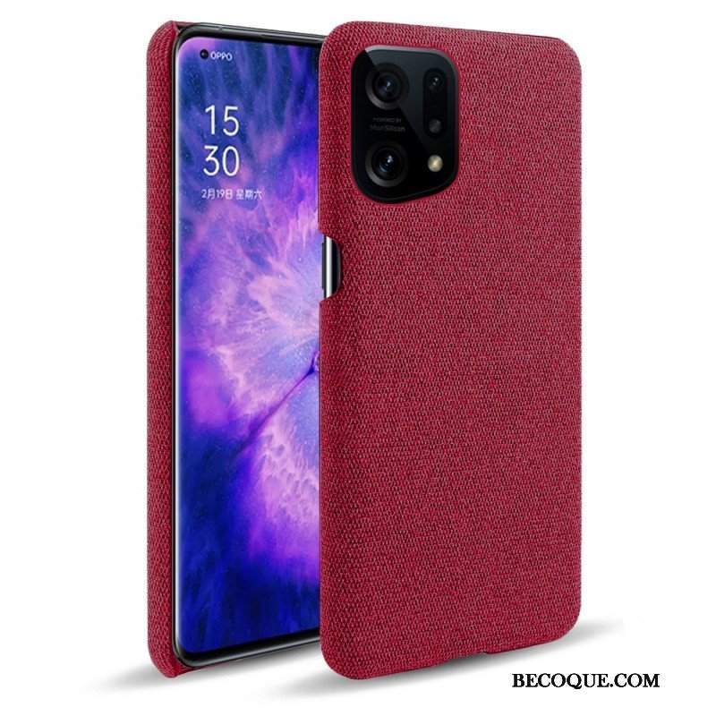 Etui do Oppo Find X5 Tkanina Z Klasą