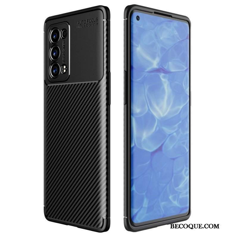 Etui do Oppo Reno 6 Pro 5G Wąż Z Włókna Węglowego