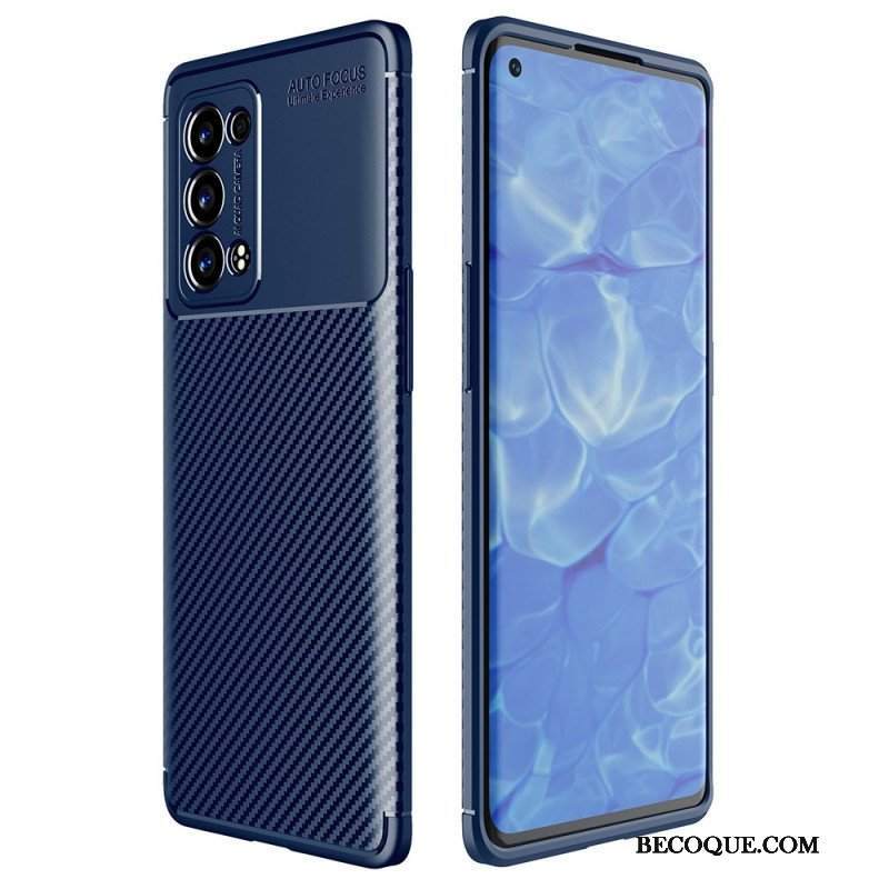 Etui do Oppo Reno 6 Pro 5G Wąż Z Włókna Węglowego