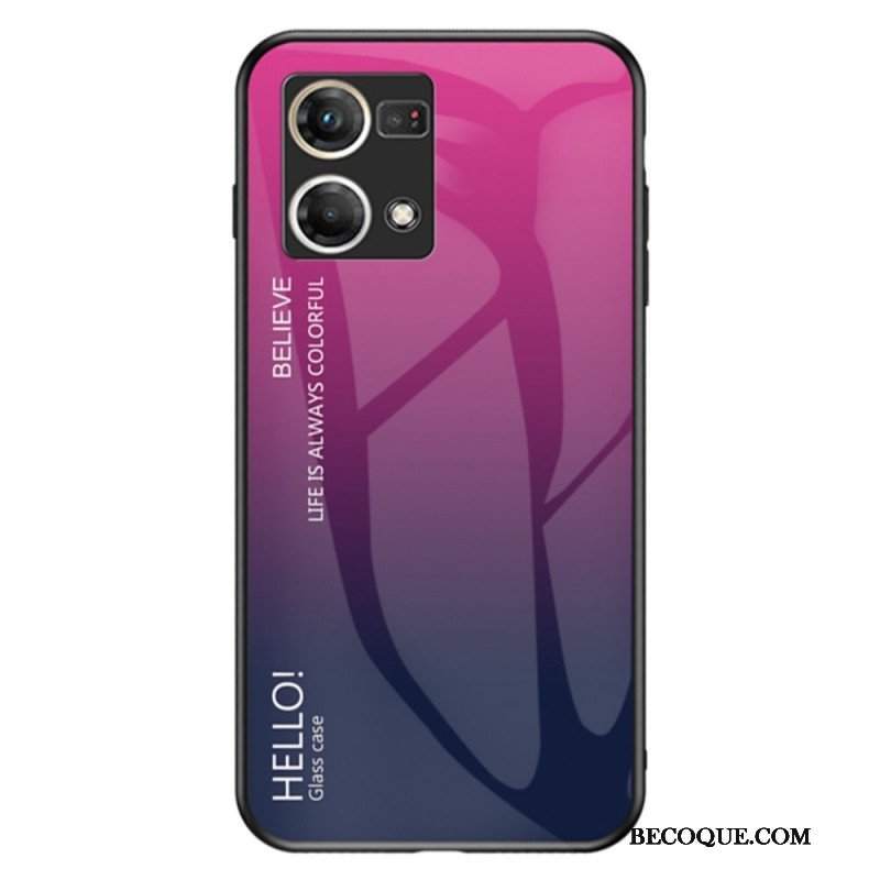 Etui do Oppo Reno 7 Szkło Hartowane Witam