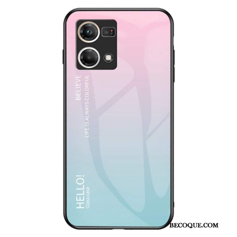 Etui do Oppo Reno 7 Szkło Hartowane Witam