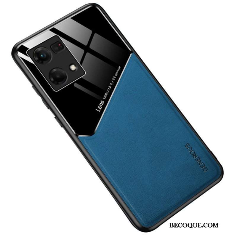 Etui do Oppo Reno 7 Wysokiej Jakości Sztuczna Skóra