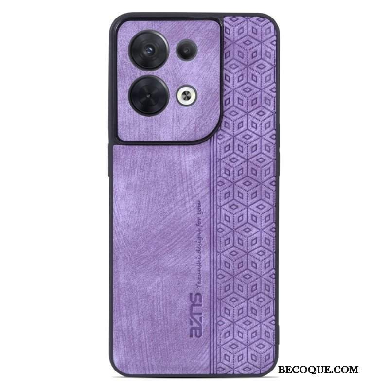 Etui do Oppo Reno 8 Efekt Skóry Azns