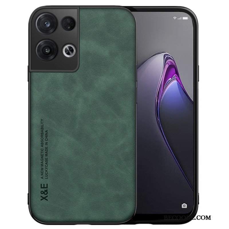 Etui do Oppo Reno 8 Efekt Skóry X&e