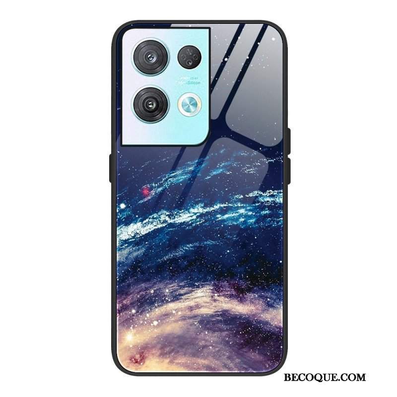 Etui do Oppo Reno 8 Pro Szkło Hartowane Kosmiczne