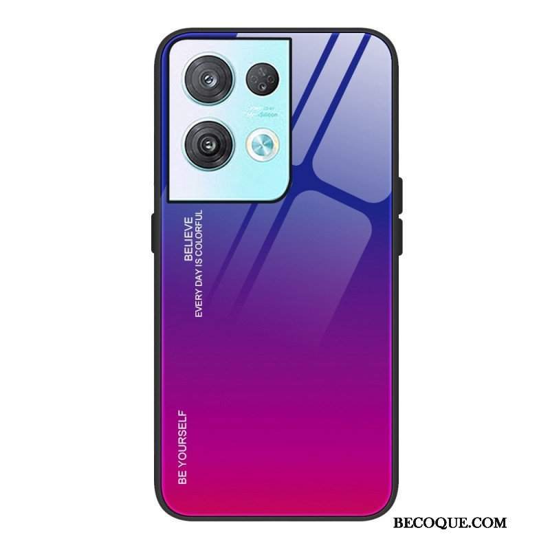 Etui do Oppo Reno 8 Pro Uwierz W Szkło Hartowane