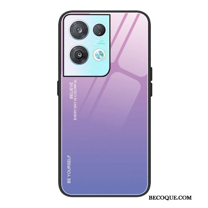 Etui do Oppo Reno 8 Pro Uwierz W Szkło Hartowane