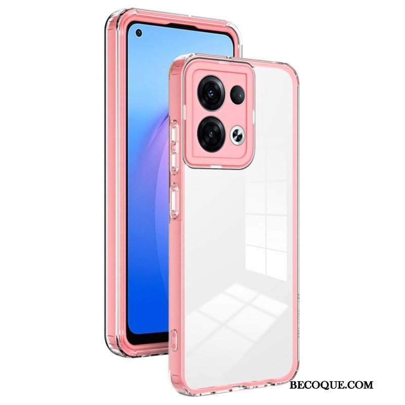 Etui do Oppo Reno 8 Przezroczysta Hybryda