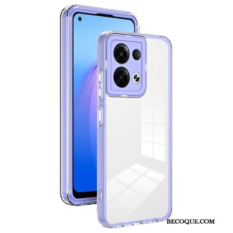 Etui do Oppo Reno 8 Przezroczysta Hybryda