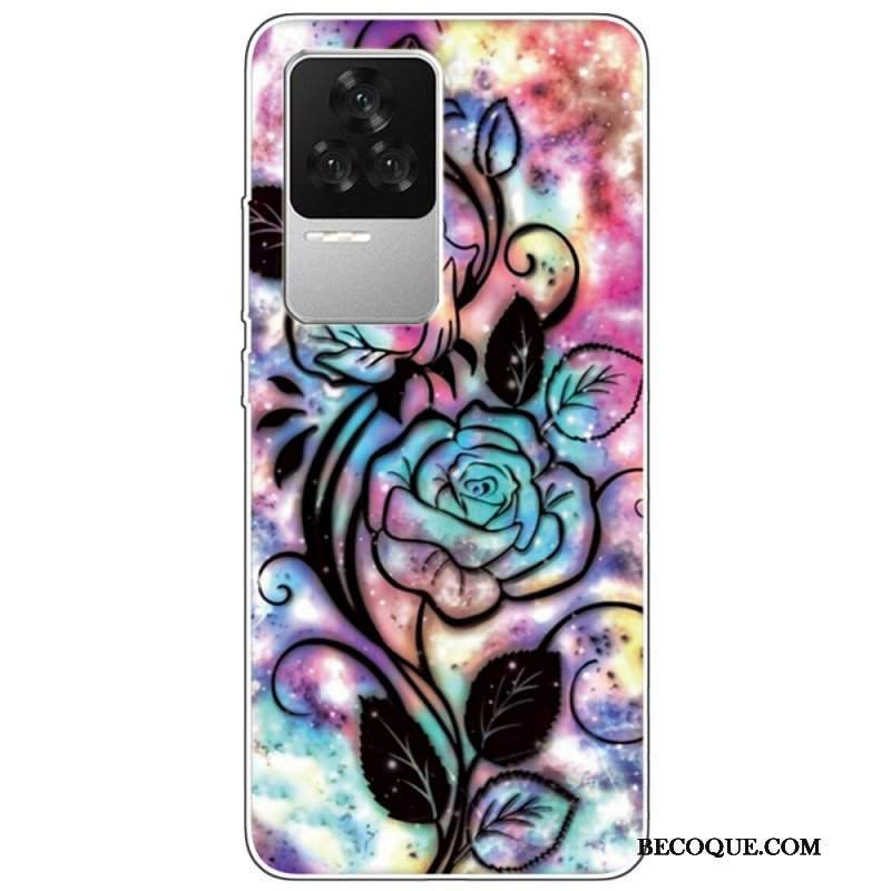 Etui do Poco F4 Kwiatowe Uwodzenie