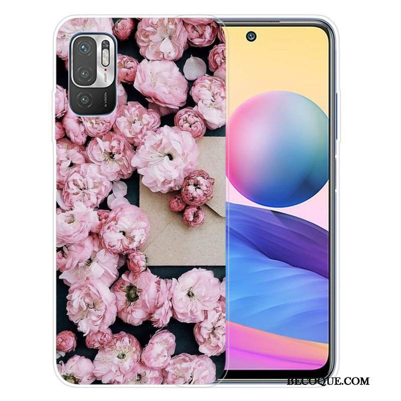 Etui do Poco M3 Pro 5G Intensywne Kwiaty