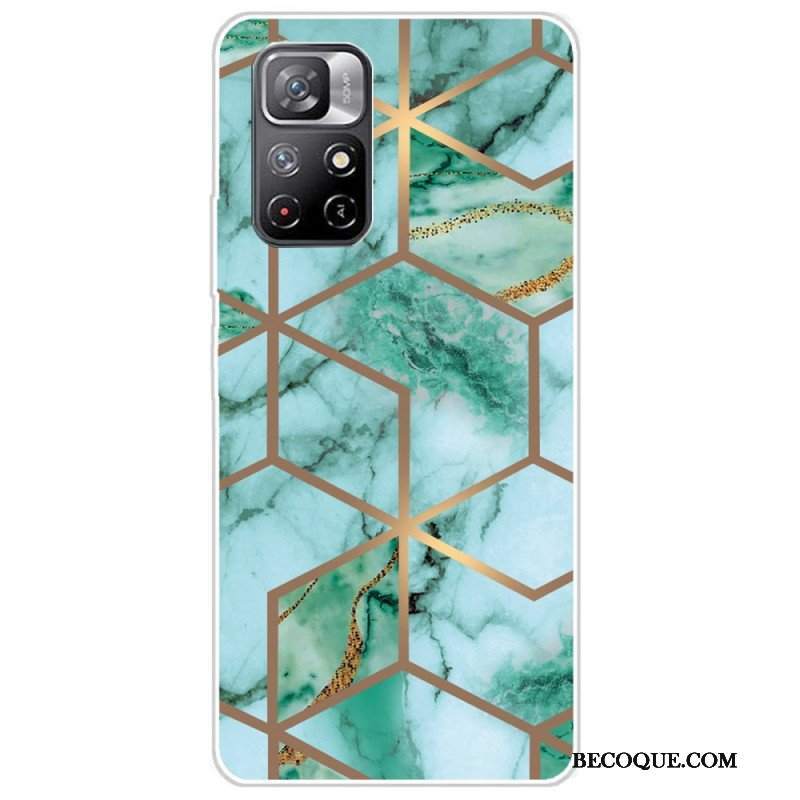 Etui do Poco M4 Pro 5G Designerski Marmur