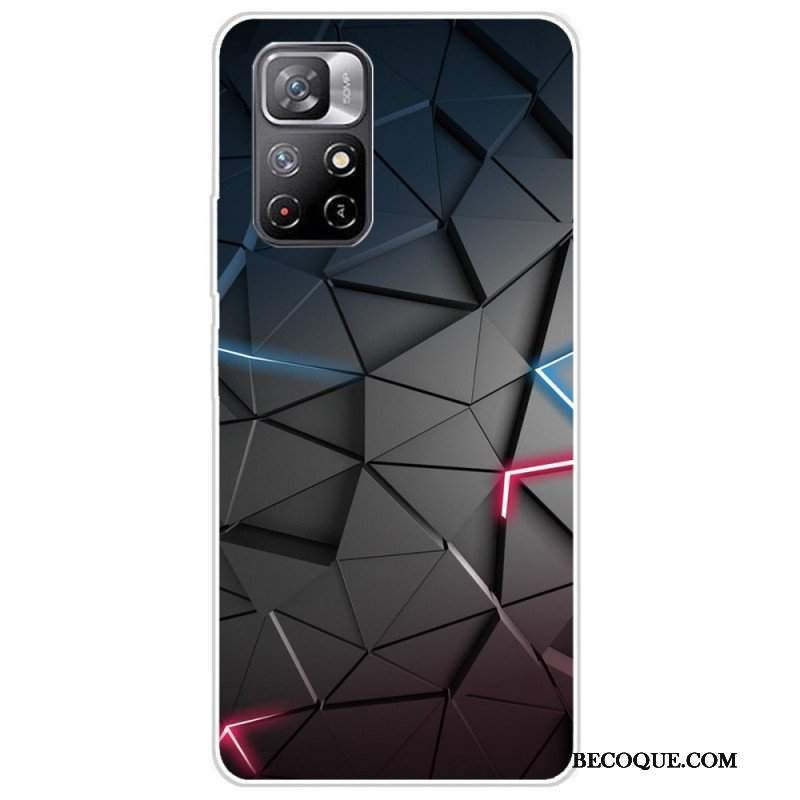 Etui do Poco M4 Pro 5G Elastyczna Geometria