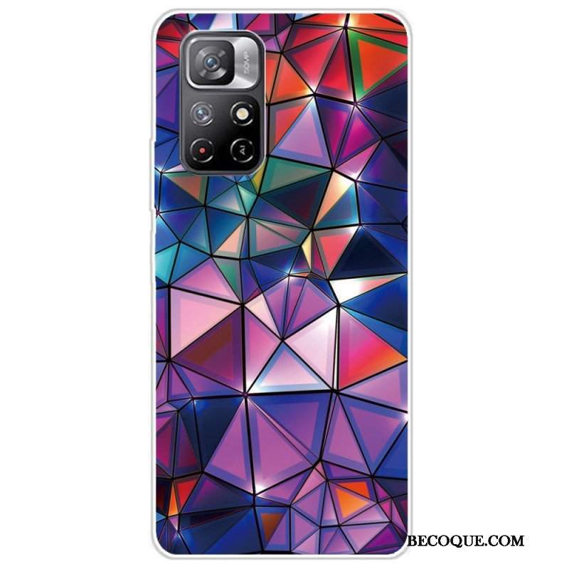 Etui do Poco M4 Pro 5G Elastyczna Geometria