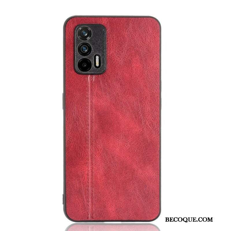 Etui do Realme GT 5G Stylowe Skórzane Szwy