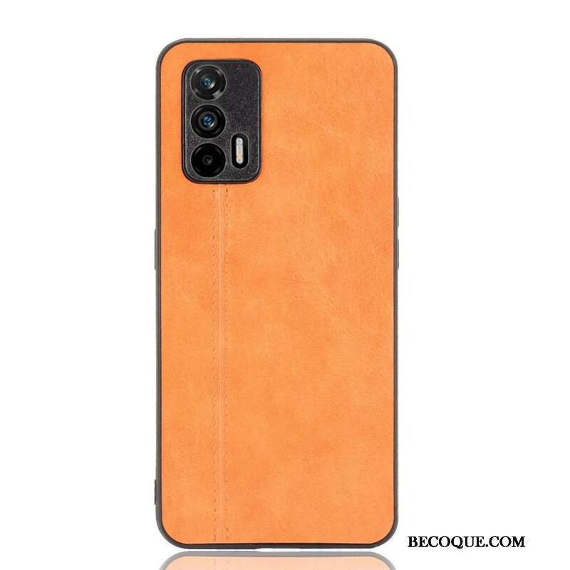 Etui do Realme GT 5G Stylowe Skórzane Szwy