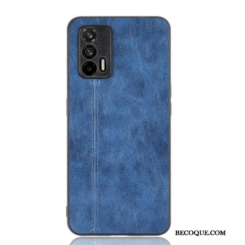 Etui do Realme GT 5G Stylowe Skórzane Szwy