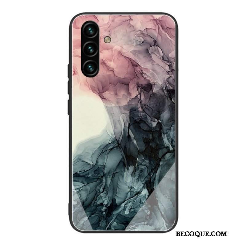 Etui do Samsung Galaxy A13 5G / A04s Marmurowe Szkło Hartowane