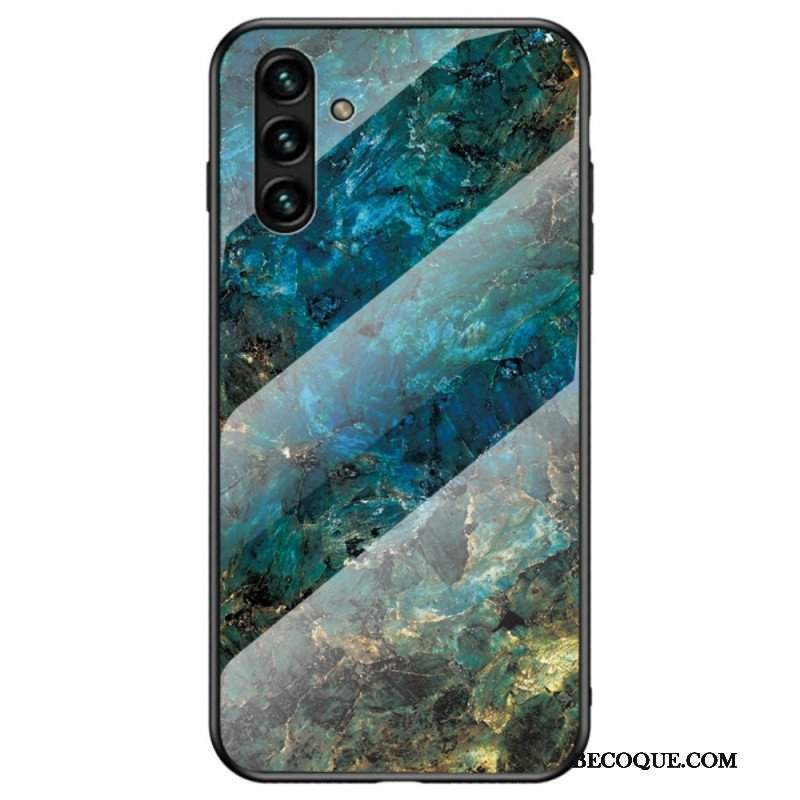 Etui do Samsung Galaxy A13 5G / A04s Marmurowe Szkło Hartowane