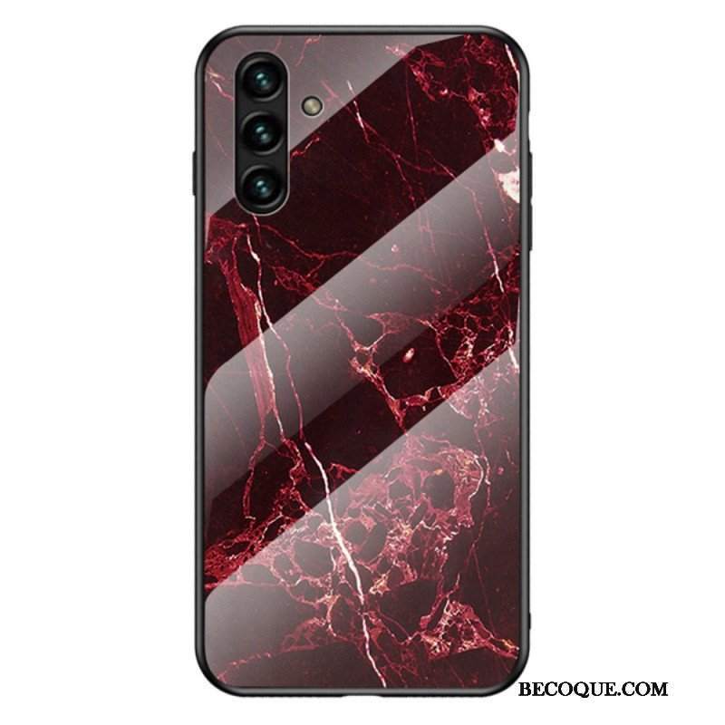 Etui do Samsung Galaxy A13 5G / A04s Marmurowe Szkło Hartowane