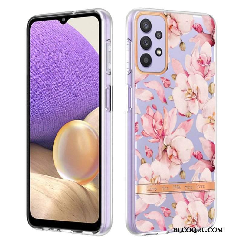 Etui do Samsung Galaxy A13 Bezszwowy Kwiecisty