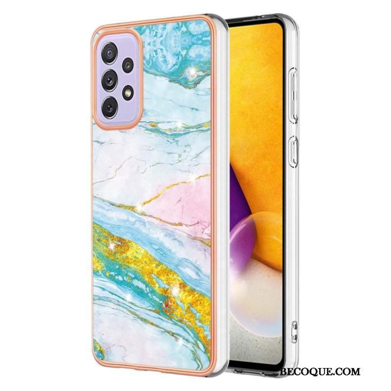 Etui do Samsung Galaxy A13 Silikonowy Elastyczny Marmur