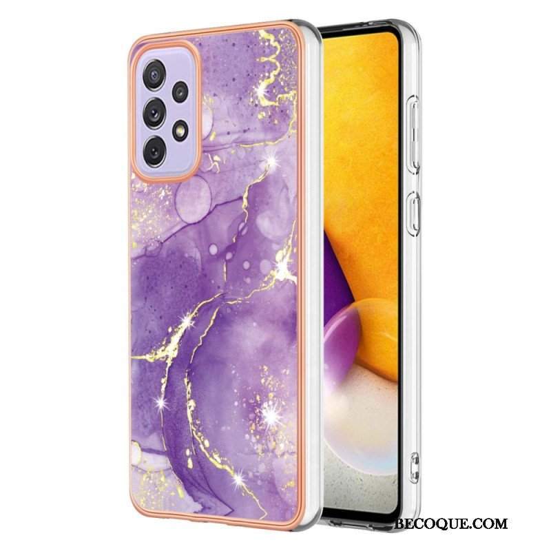 Etui do Samsung Galaxy A13 Silikonowy Elastyczny Marmur