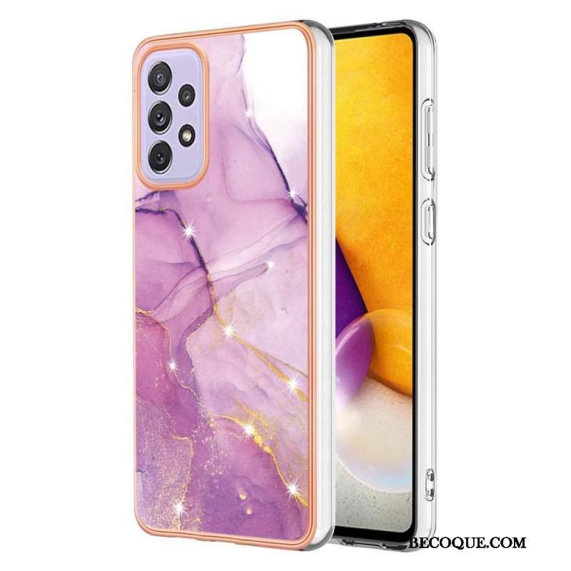 Etui do Samsung Galaxy A13 Silikonowy Elastyczny Marmur