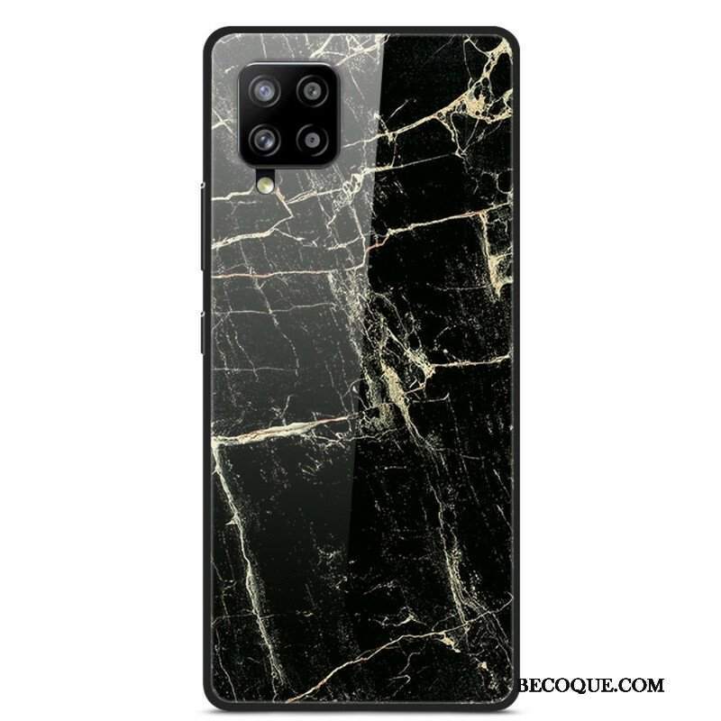 Etui do Samsung Galaxy A42 5G Szkło Hartowane Supreme Marble