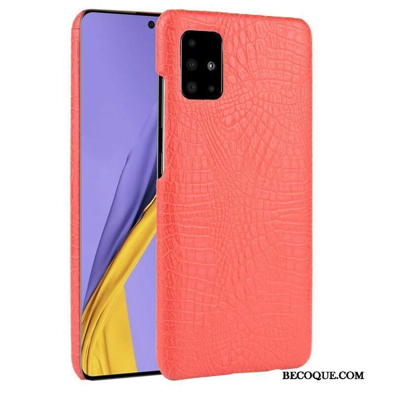 Etui do Samsung Galaxy A51 5G Efekt Skóry Krokodyla