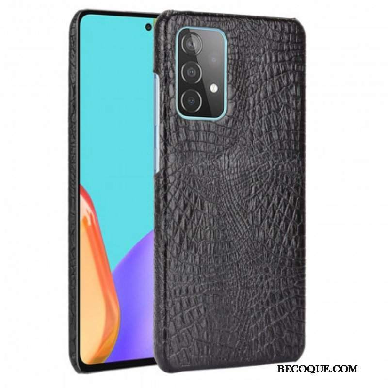 Etui do Samsung Galaxy A52 4G / A52 5G / A52s 5G Efekt Skóry Krokodyla