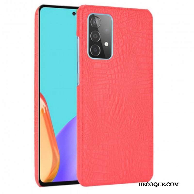 Etui do Samsung Galaxy A52 4G / A52 5G / A52s 5G Efekt Skóry Krokodyla