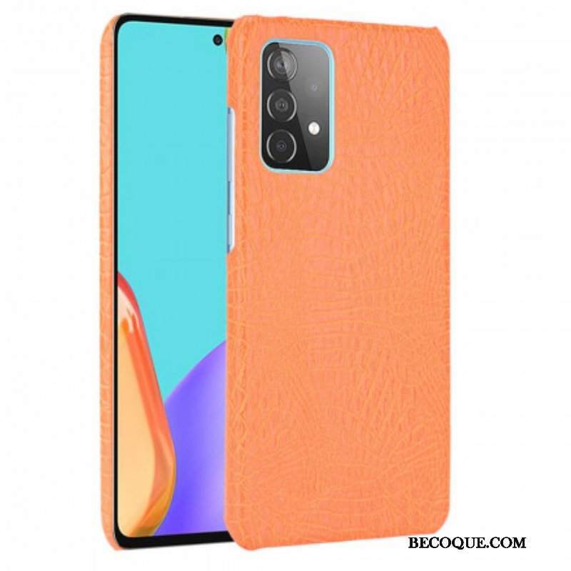 Etui do Samsung Galaxy A52 4G / A52 5G / A52s 5G Efekt Skóry Krokodyla