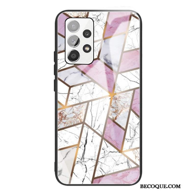 Etui do Samsung Galaxy A53 5G Geometria Marmurowe Szkło Hartowane