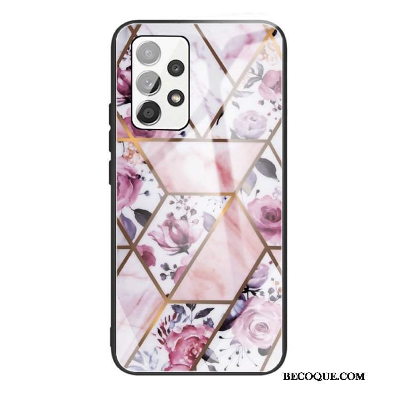 Etui do Samsung Galaxy A53 5G Geometria Marmurowe Szkło Hartowane