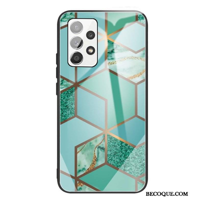 Etui do Samsung Galaxy A53 5G Geometria Marmurowe Szkło Hartowane