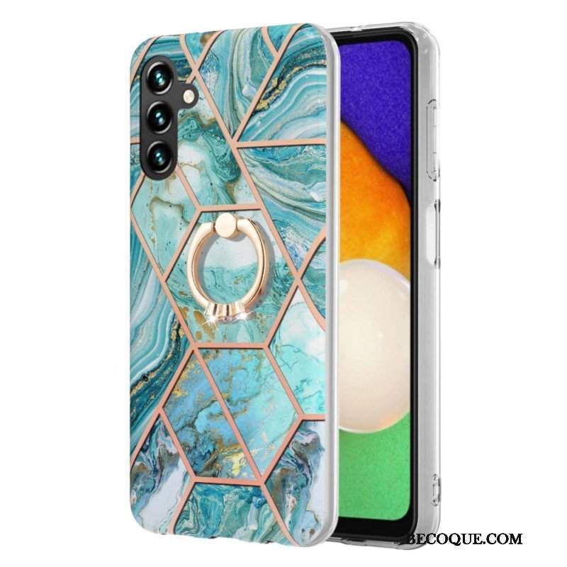 Etui do Samsung Galaxy A54 5G Marmur Ze Wspornikiem Pierścienia