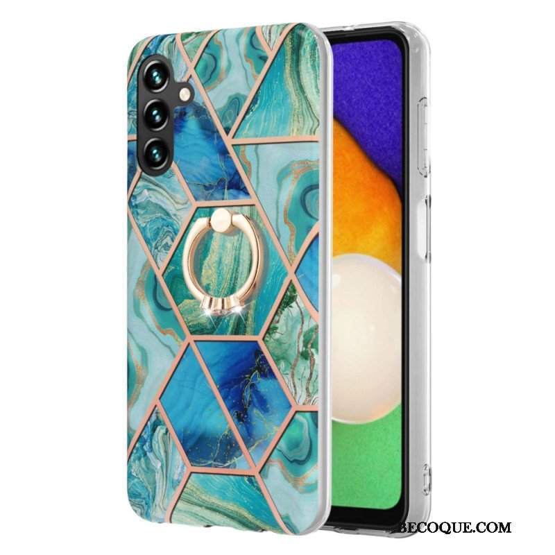 Etui do Samsung Galaxy A54 5G Marmur Ze Wspornikiem Pierścienia