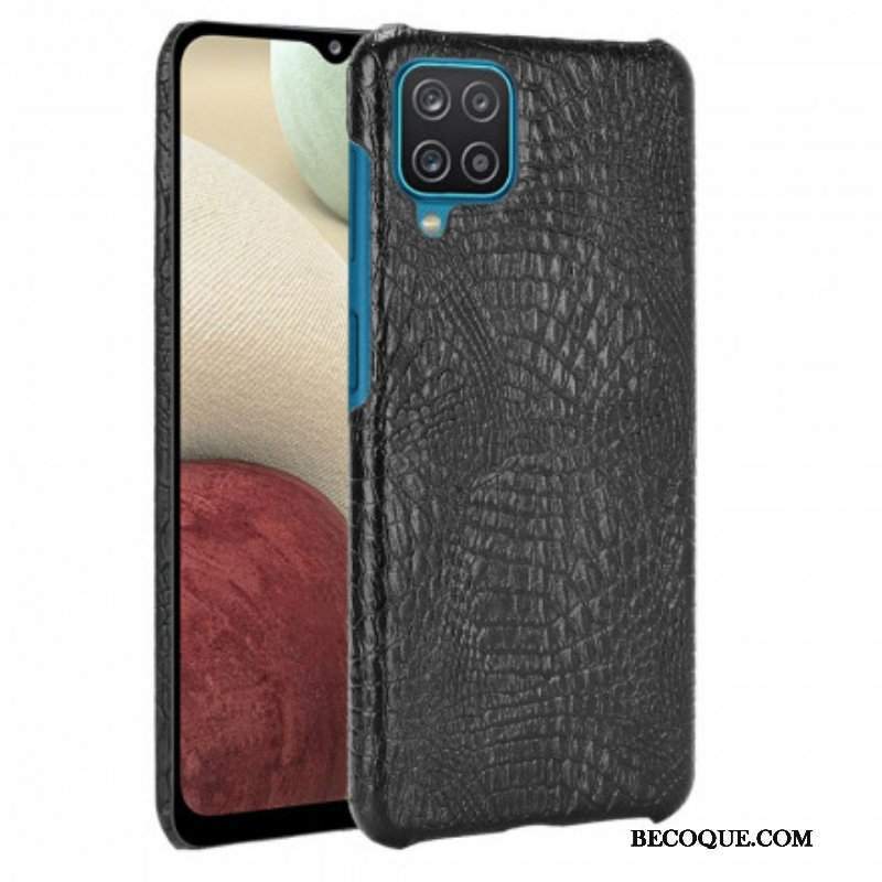 Etui do Samsung Galaxy M12 / A12 Efekt Skóry Krokodyla