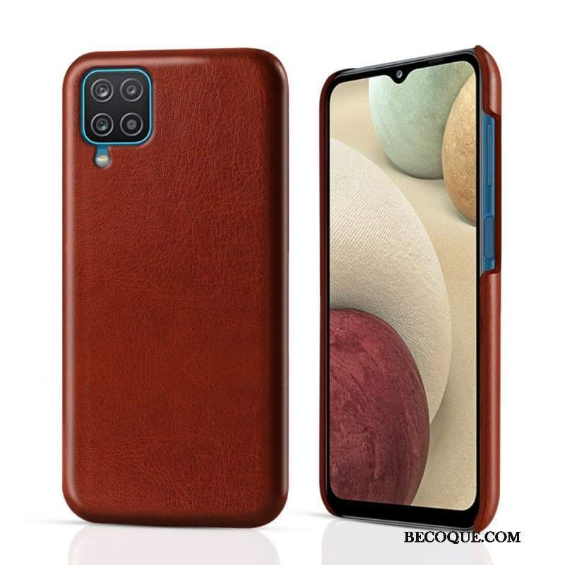 Etui do Samsung Galaxy M12 / A12 Efekt Skóry Ksq