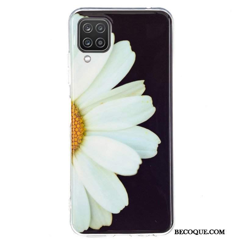 Etui do Samsung Galaxy M12 / A12 Fluorescencyjne Kwiaty