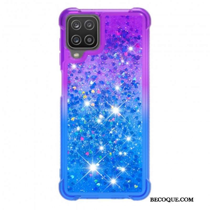 Etui do Samsung Galaxy M12 / A12 Kolory Cekinów