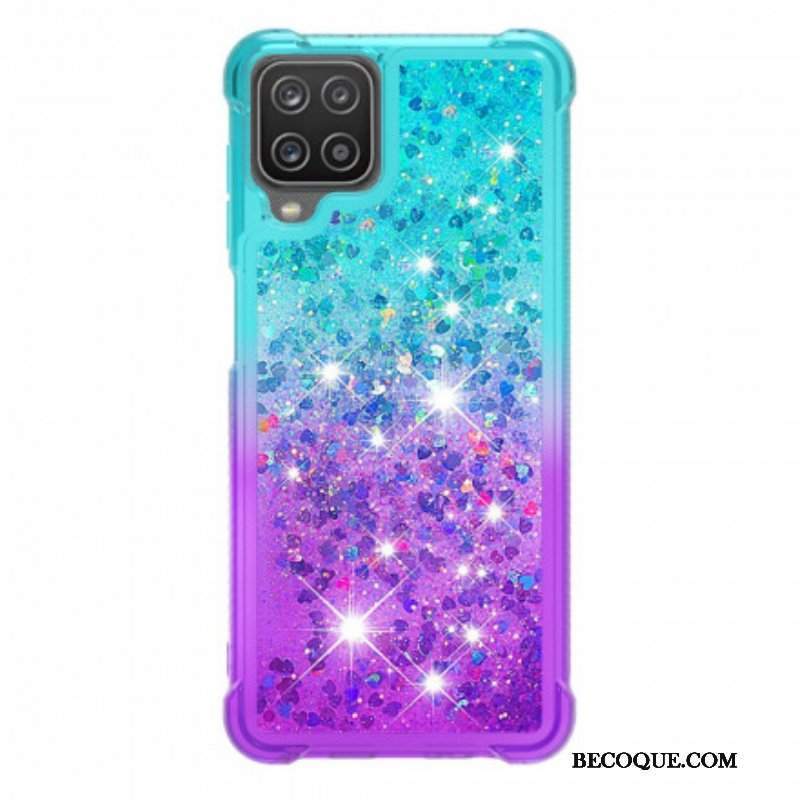 Etui do Samsung Galaxy M12 / A12 Kolory Cekinów