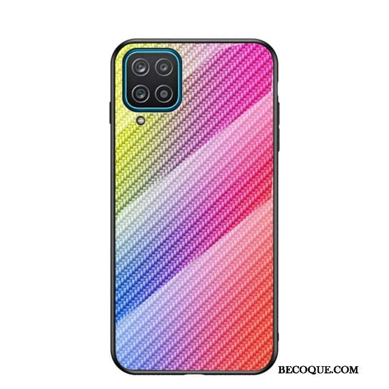 Etui do Samsung Galaxy M12 / A12 Szkło Hartowane Z Włókna Węglowego