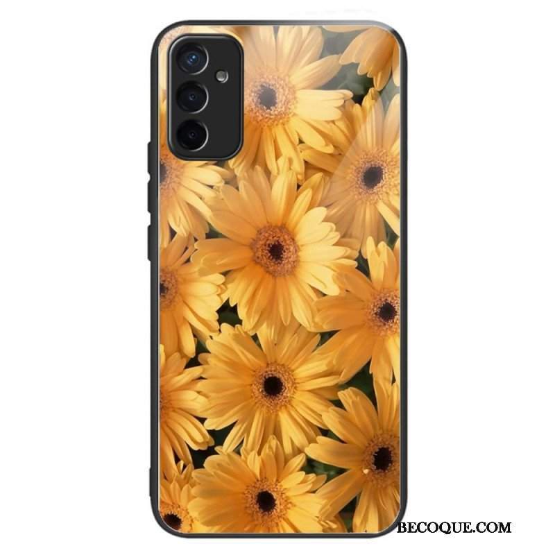 Etui do Samsung Galaxy M13 Szkło Hartowane Słoneczniki