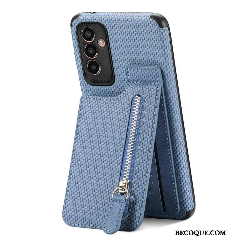 Etui do Samsung Galaxy M13 Uchwyt Na Karty Z Włókna Węglowego