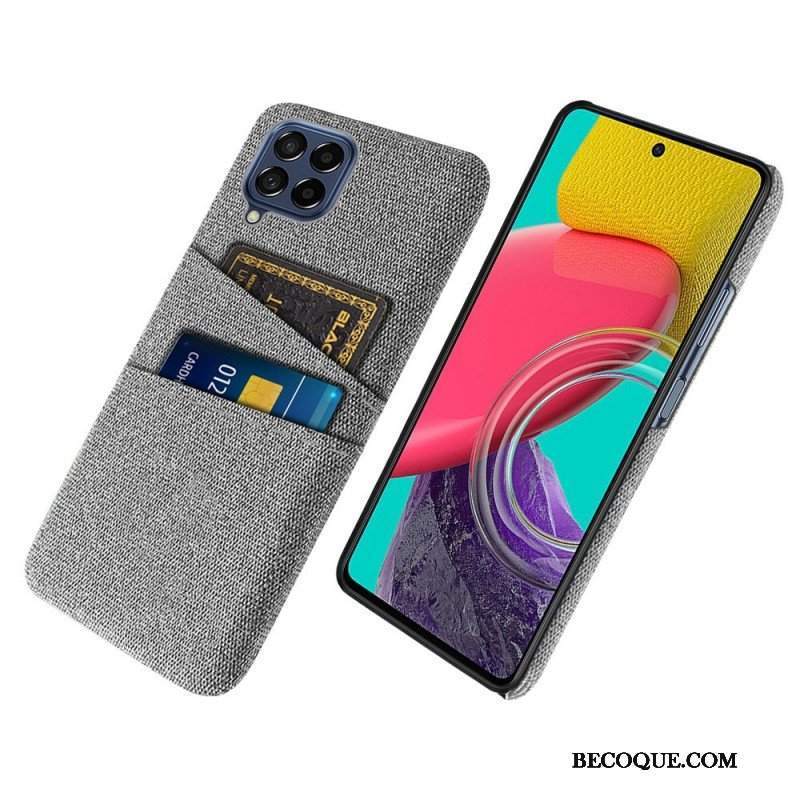 Etui do Samsung Galaxy M53 5G Posiadacz Karty Z Tkaniny