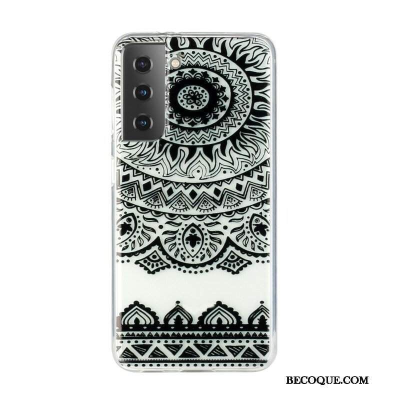 Etui do Samsung Galaxy S21 5G Bezszwowa Kwiatowa Mandala